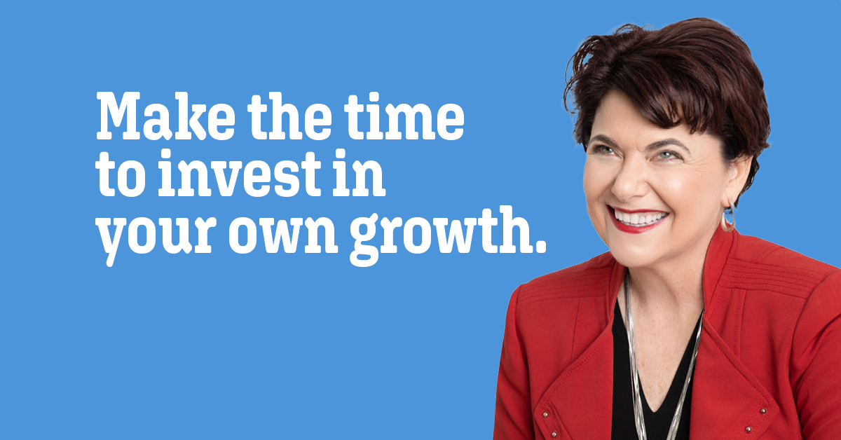 Quote: Make the time to invest in your own growth.